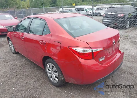 2016 Toyota Corolla Le z USA, uszkodzony, nr VIN 2T1BURHE9GC521820